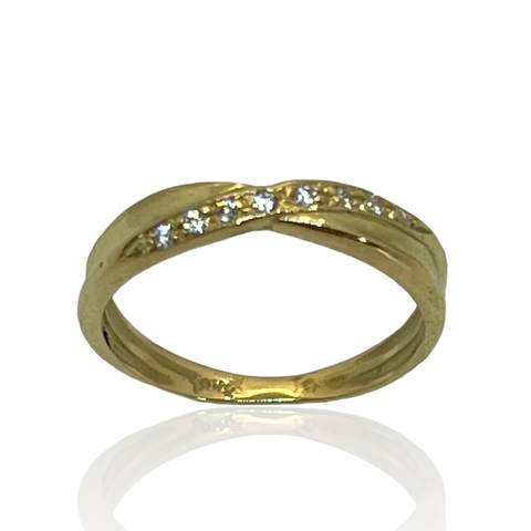 Anillo oro 18klts modelo Paloma Picazo.