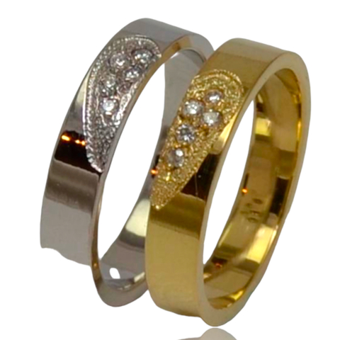 Alianzas de Oro 18klts.