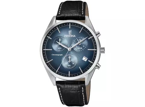 RELOJ FESTINA TIMELESS CHRONOGRAPH CORREA DE CUERO, HOMBRE