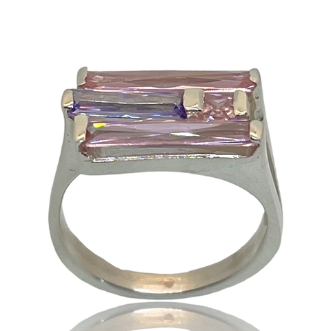 Anillo de Plata 925 Rosa de Francia.