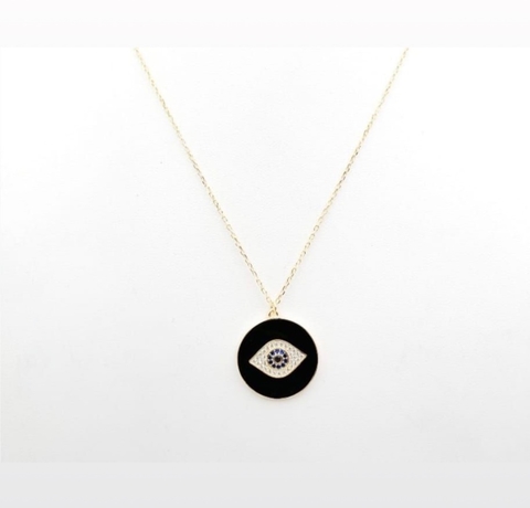 Ojo Swarovski Elements Black