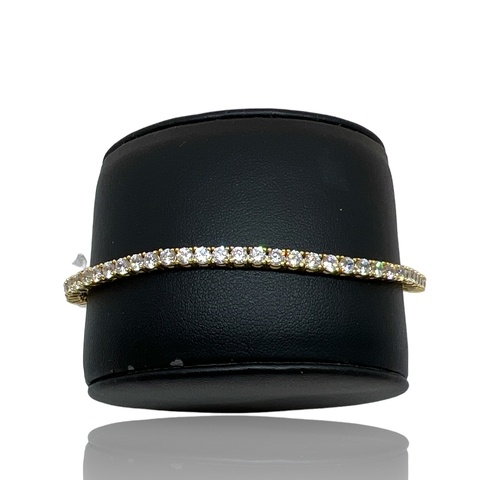 Pulsera Realizada en Plata 925 y oro 18Klts.