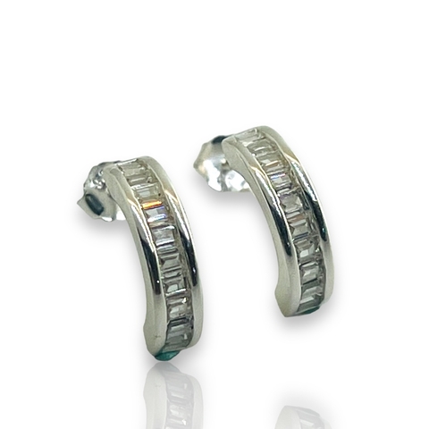 Aros de Plata 925 y Oro 18kl