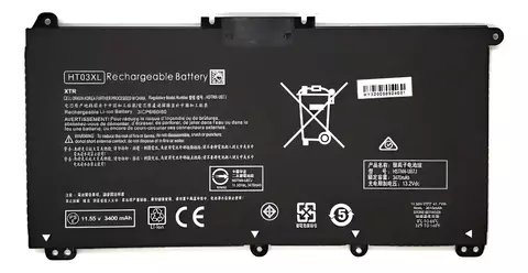 Batería Ht03xl Para Hp 15-cs 15-cw 15-da 15-db 15s-fq Negro