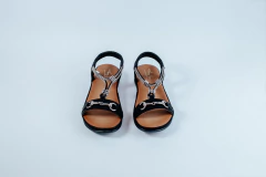 SANDALIA BAJA CON DETALLE ESTRIBO Y STRASS (AG-RIMA10) - comprar online