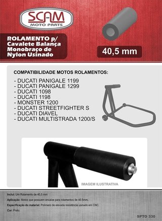 Rolamento Cavalete Suspensao Balanca Monobraco 40,5mm Scam - comprar online