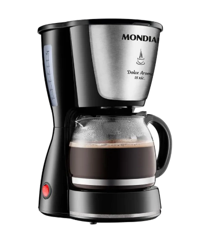 Cafeteira Elétrica Dolce Arome Mondial Preto/Inox 550W - C-30 18X