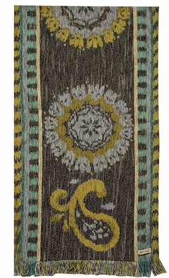 CAMINO DE MESA BOHO CHIC TELA CHENILLE MEDIDA 160CM COLOR DENIM (A3028-6DENIM)