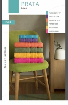 JGO. TOALLA Y TOALLON SANTISTA PRATA EMIR 385 GRS (41X70 / 70X135 CM) (A2088-3) en internet