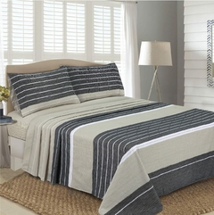 JGO.SABANA 2 1/2 Pierre Cardin 150 Hilos Algodón linea 50/50 para Colchon 140x190+25cm (A9001-3CARLO)