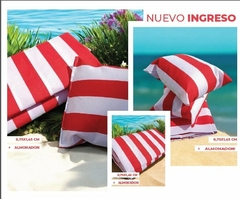 LONA PLAYERA (tela lona pesada) + ALMOHADON 30x20cm- 75X145 cm - PACK EN BOLSA (A20955-14)