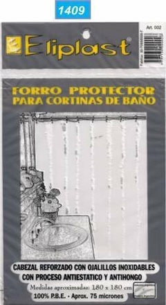 PROTECTOR PARA CORTINA DE BAÑO PESADO PBE 70 MICRONES ART002 (A1064)