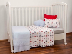 JGO.SABANA CUNA LINEA FANTASIA 100% algodon Colchon hasta 60x120+10cm (A4009-0YOGUI)