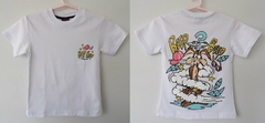 REMERA DE CHICOS 100% ALGODON DOBLE PEINADO ESTAMAPA DOBLE TALLE 12 BEEP BEEP (I6003-T12-BLANC) - comprar online