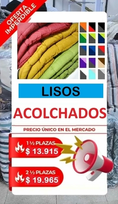 ACOLCHADO 1 1/2 REVERSIBLE EN PACKAGING CON MANIJA - PROMO INVIERNO 2025 (A1004-1)