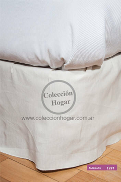 CUBRESOMIER 2 1/2 TELA RUSTICA COLOR CRUDO PARA COLCHON DE 140X190 CM (HGR) (A2268-3)