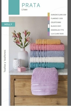 JUEGO TOALLA SANTISTA LINEA HOLLY 385 GRS (41x70cm / 70x135cm) (A2086-3) en internet
