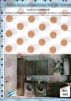 FUNDA PARA LAVARROPAS DE CARGA SUPERIOR SIN CIERRE MEDIDA 40X60 CM Y 83 CM ALTO (ART463) (A1975-1) en internet
