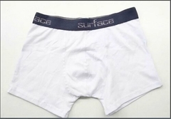BOXER CON ELASTICO PELMAZADO (especial para usos con ropas de vestir) ALGODON 65%/LYCRA/ELASTANO (I9000-L-BLANCO)