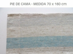 PIE DE CAMA EN TELA JAQUARD MEDIDA 70X160 CM (A2867-13)