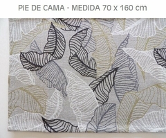 PIE DE CAMA EN TELA JAQUARD MEDIDA 70X160 CM (A2867-8)