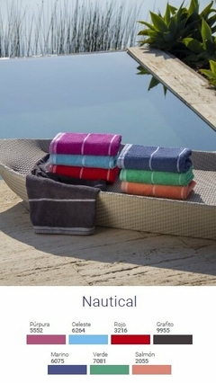 TOALLON BAÑO ARCO IRIS NAUTICAL 500GR - 80X150CM (A2179-2) - comprar online