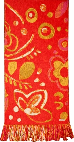 CAMINO DE MESA LINEA OLEO TELA CHENILLE MEDIDAS 160CM COLOR NATURAL PIMENTON (A3028-12PIMENTO)