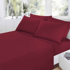 JGO.SABANA 1 1/2 LOUSIANA 150 HILOS TELA MIXTA 70 algodón para colchon de hsta 90x190+30cm (A8720-1BORDO)