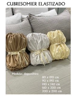 Cubresomier elastizado KING SIZE para somier de 200x200 cm (9055-200el) (A9039-5)