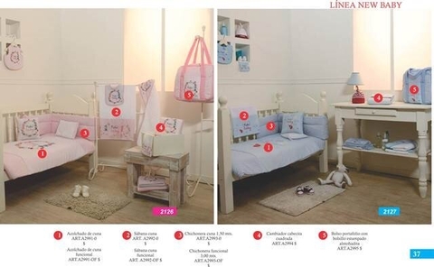 Chichonera para cuna 1.5 mts Linea New Baby ART 1010709 (A2993-0)