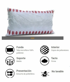 ALMOHADA FIRME 70X50 RELLENO COPOS (A2158)