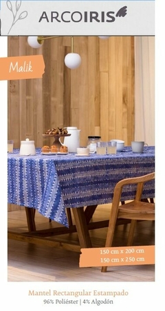 MANTEL RECTANGULAR ARCO IRIS - 150X200 CM - (A2956-20MALIK)