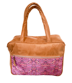 ART. 5064 BOLSO GRANDE EN ESTAMPADO "OLAS" CON GAMUZA SINTETICA SUELA. en internet