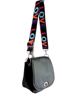 ART. 5019 BANDOLERA PEQUEÑA EN "PU SINTETICO NEGRO"⁸