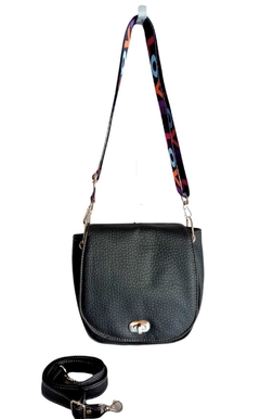 ART. 5019 BANDOLERA PEQUEÑA EN "PU SINTETICO NEGRO"⁸ - comprar online