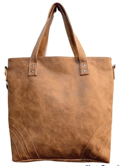 Art. 9015 | BOLSO GRANDE EN "PU SINTETICO VISON/SUELA EFECTO GASTADO" - Carteras Urbana Bs. As. 