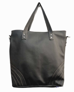 Art. 9015 | BOLSO GRANDE EN "PU SINTETICO NEGRO" - Carteras Urbana Bs. As. 