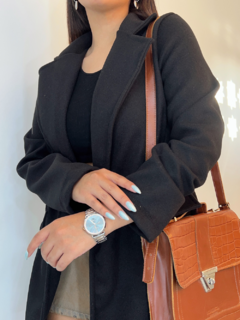 Saco Tapado de Paño Largo - S al XXL - Shaina Trendy Store