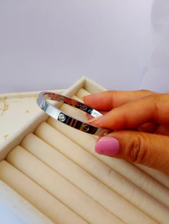 Bracelete Cartier em Aço inox prata