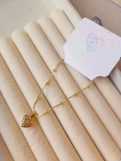 PULSEIRA TREVO CRAVEJADO COM ZIRCÔNIA FOLHEADA A OURO - (cópia) - comprar online