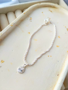 PULSEIRA ESPÍRITO SANTO E ZIRCÔNIA FOLHEADA A PRATA - (cópia) - comprar online