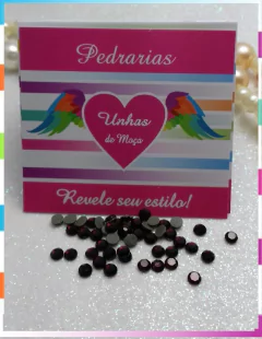 Strass Vinho 3mm com 50 unidades
