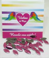 Chapinha Navete Pink 4x8mm com 30 unidades