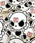 Stickers Troquelados 6 x 6cm. papel ilustración autoadhesivo - Agite PrintStudio | Imprenta Digital