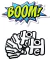 Stickers Troquelados 6 x 6cm. papel ilustración autoadhesivo