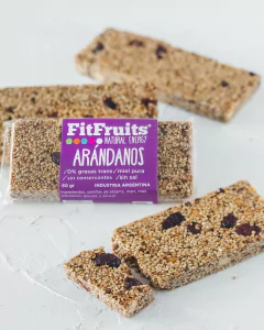 10 Barras de Arándanos FitFruits