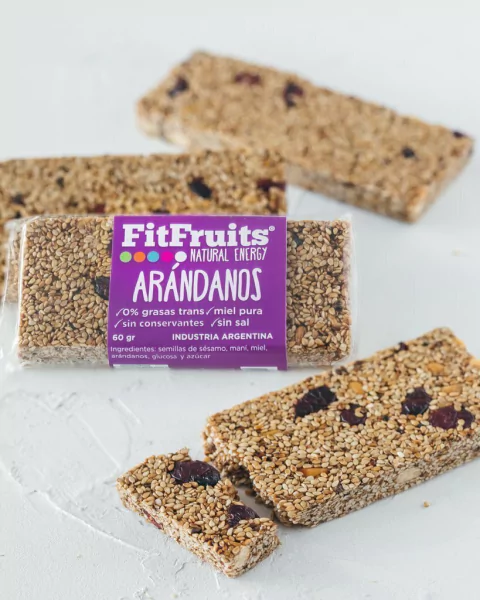10 Barras de Arándanos FitFruits