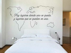 Vinilos Decorativo Mapa - Mundo
