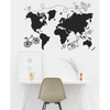 Vinilos Decorativo Mapa - Mundo