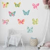 Vinilos Decorativo mariposas con textura